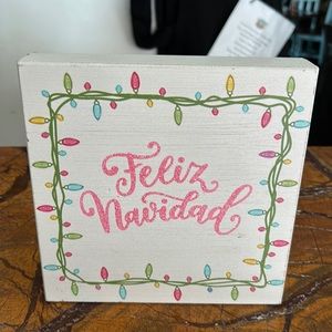 Feliz Navidad Sign
